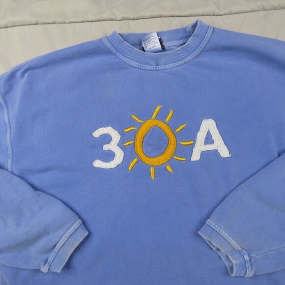 Florida 30A Sweatshirt Women's XL Blue Pullover Oarsman - Picture 2 of 11